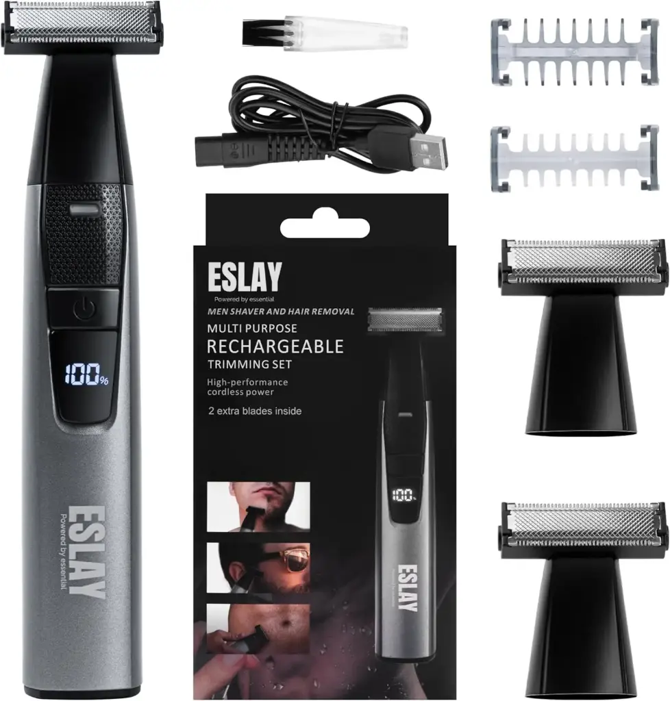 [JA-KWH0-8SB4] ESLAY PRO – Rasoir électrique homme 3-en-1