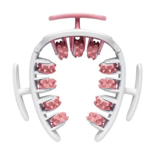 [mass-rose] Rouleau de massage amovible rose